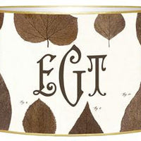 Brown Leaves Letter Box