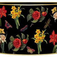Black Floral Letter Box