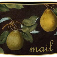 Pears on Brown Letter Box