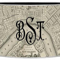 New Orleans Antique Map Letter Box