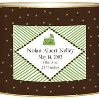 Baby Bin Green Dots Letter Box