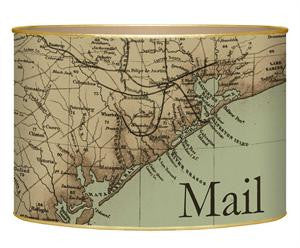 Upper Texas Coast Antique Map Letter Box