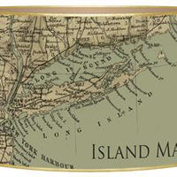 Long Island Antique Map Letter Box