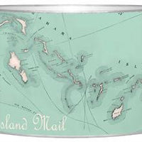 Bahamas Antique Map Letter Box