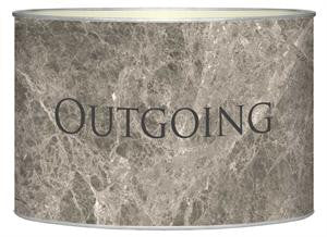Smoky Marble Letter Box