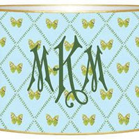 Aqua Butterfly Letter Box