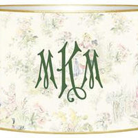 Pastel Toile Letter Box