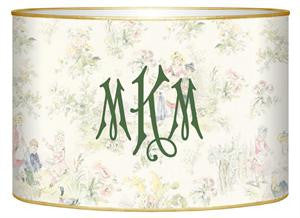 Pastel Toile Letter Box