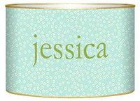 Aqua Daisy Letter Box

