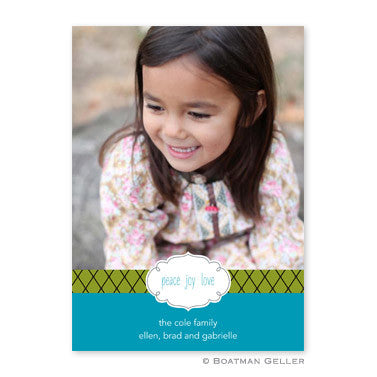 Label Chic Turquoise Photocard