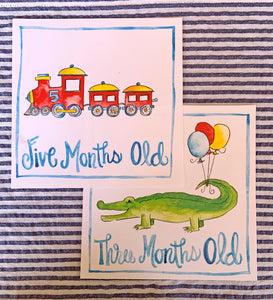 Baby Milestone Cards