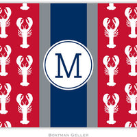 Lobsters Ribbon in Red Foldover Note