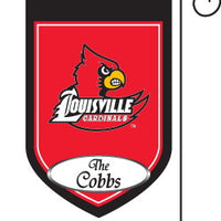 Monogrammed Louisville Garden Flag
