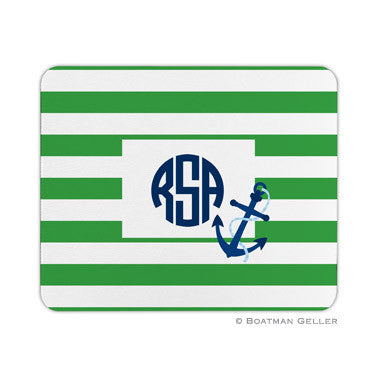 Stripe Anchor Mouse Pad