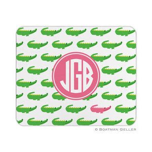 Alligator Repeat Mouse Pad