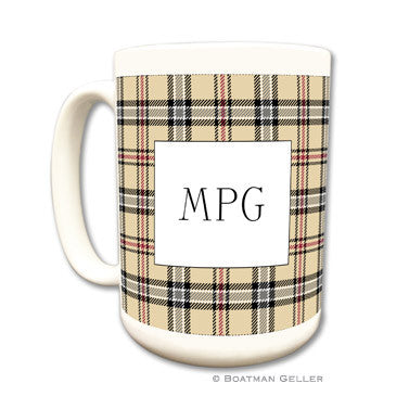 Town Plaid Mug