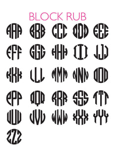 Monogrammed Vienna Earrings