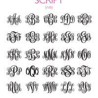 Monogrammed Vannes Earrings