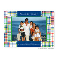 Madras Patch Blue Photocard