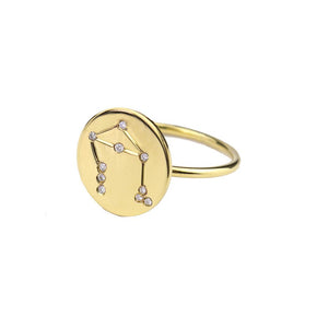 14k Gold Constellation Ring