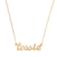 Metal Nameplate Necklace