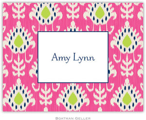 Mia Ikat Folded Notes (4 Colors)