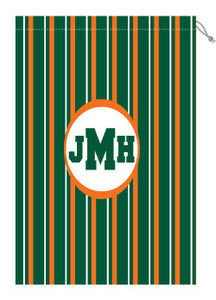 Monogrammed Miami Laundry Bag for Him