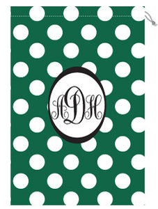 Monogrammed Michigan Laundry Bag for Her
