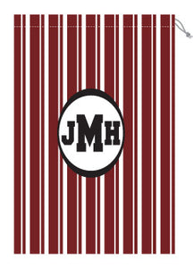 Monogrammed Mississippi Laundry Bag for Him