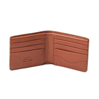 Monogrammed Leather Bi-Fold Wallet