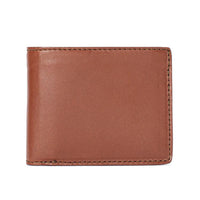 Monogrammed Leather Bi-Fold Wallet