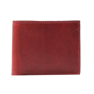 Monogrammed Leather Bi-Fold Wallet