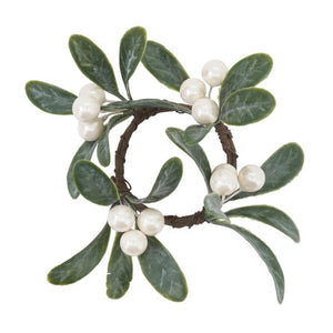 Mistletoe Napkin Rings
