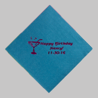 Custom Moire Napkins
