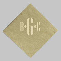 Custom Moire Napkins
