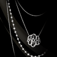 Monogram Multi-strand Necklace