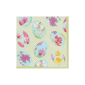 Floral Decorated Beverage Napkins