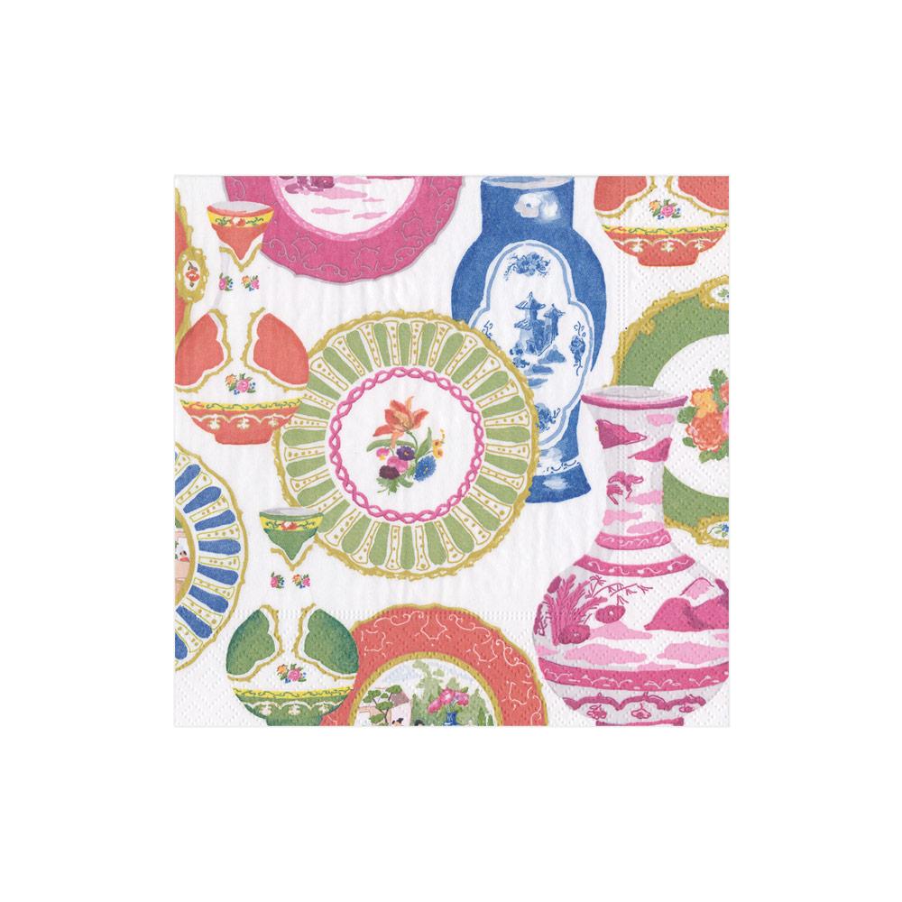 Dana Gibson Meissen Beverage Napkins