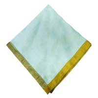 Sea Glass & Gold Napkin Set of 4 No
