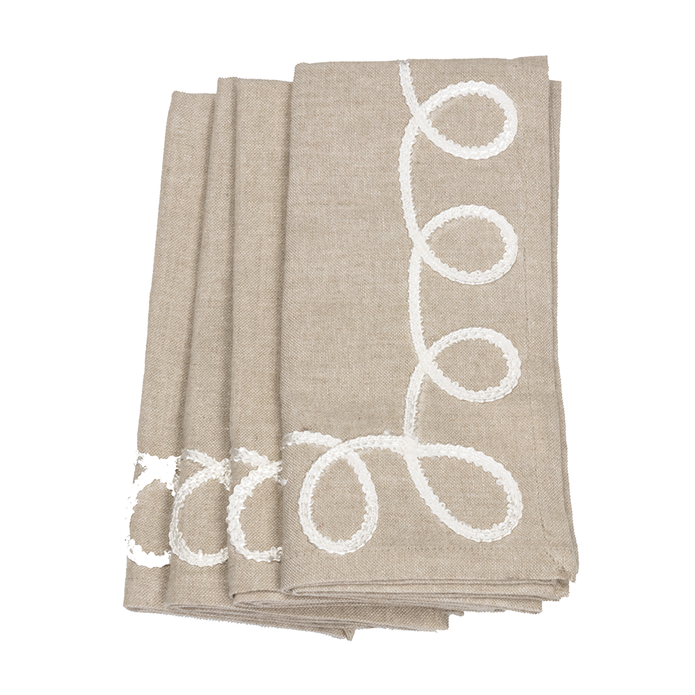 Flourish Chambray Napkin Set