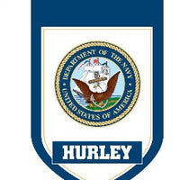 Monogrammed US Navy House Flag