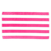 Monogrammed Cabana Stripe Beach Towel
