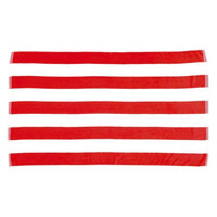Monogrammed Cabana Stripe Beach Towel