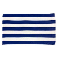 Monogrammed Cabana Stripe Beach Towel
