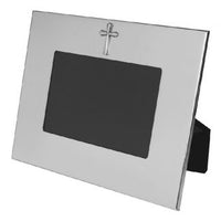 Pewter Wide Border Cross Frame

