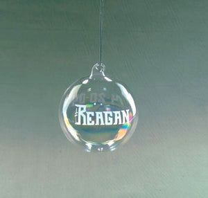 Personalized Blown Glass Ornament