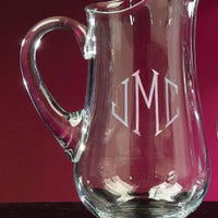 Monogrammed Perch Pitcher