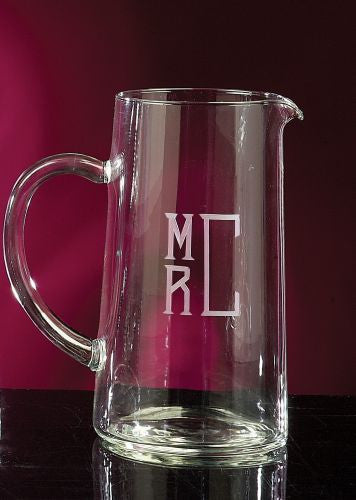 Monogrammed Classique Pitcher