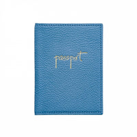 Monogrammed Leather Passport Holder
