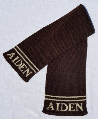 Personalized Scarf with Name & Double Line